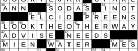 LA Times Crossword Answers Tuesday March 1st 2022