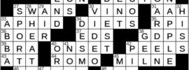 LA Times Crossword Answers Wednesday March 16th 2022