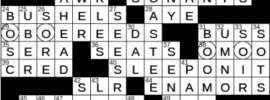 LA Times Crossword Answers Wednesday March 2nd 2022