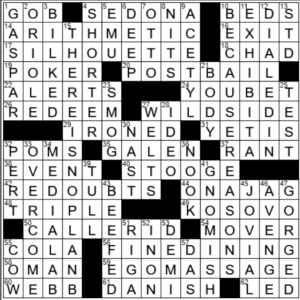 LA Times Crossword Answers Saturday March 19th 2022