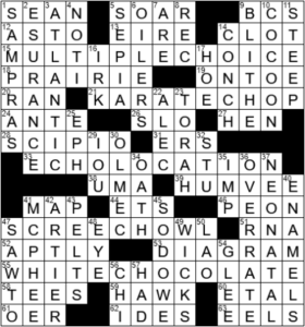 LA Times Crossword Answers Wednesday April 13th 2022