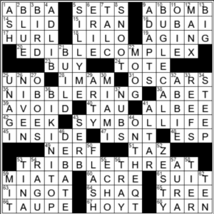 LA Times Crossword Answers Friday April 29th 2022