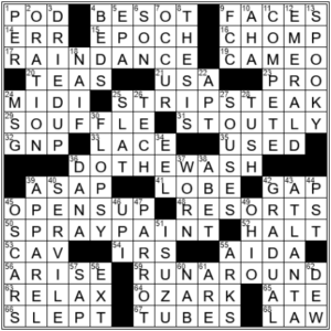 LA Times Crossword Answers Thursday May 12th 2022