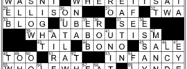 LA Times Crossword Answers Thursday May 19th 2022