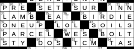 LA Times Crossword Answers Thursday May 5th 2022