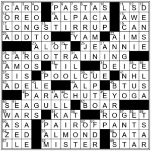LA Times Crossword Answers Tuesday May 17th 2022