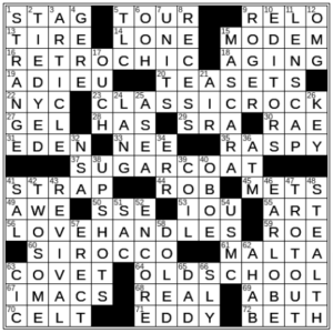 LA Times Crossword Answers Tuesday May 31st 2022