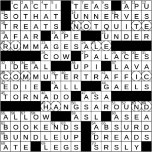 LA Times Crossword Answers Tuesday May 3rd 2022