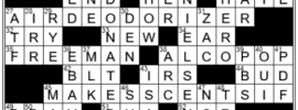 LA Times Crossword Answers Wednesday May 11th 2022
