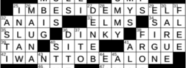 LA Times Crossword Answers Wednesday May 4th 2022