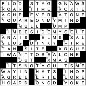 LA Times Crossword Answers Wednesday May 4th 2022
