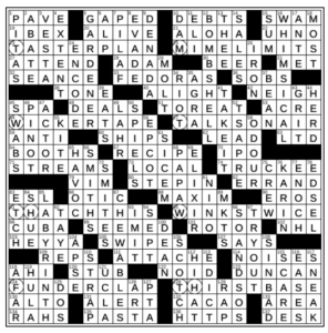 LA Times Crossword Answers Sunday May 29th 2022