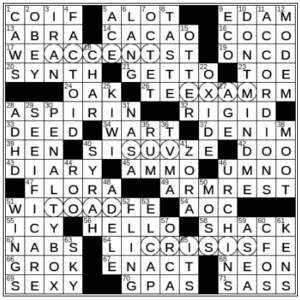 LA Times Crossword Answers Friday June 24th 2022