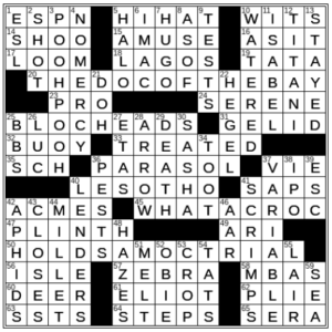 LA Times Crossword Answers Friday June 3rd 2022