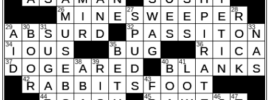 LA Times Crossword Answers Saturday June 11th 2022
