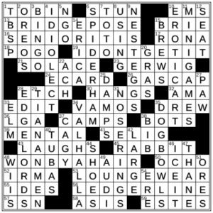 LA Times Crossword Answers Saturday June 25th 2022