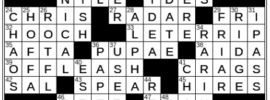 LA Times Crossword Answers Saturday June 4th 2022