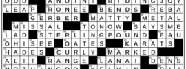 LA Times Crossword Answers Sunday June 19th 2022