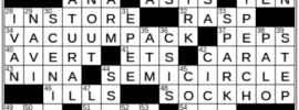 LA Times Crossword Answers Wednesday June 1st 2022