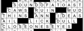 LA Times Crossword Answers Friday July 15th 2022