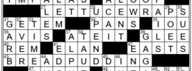 LA Times Crossword Answers Monday July 18th 2022