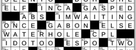 LA Times Crossword Answers Monday July 25th 2022