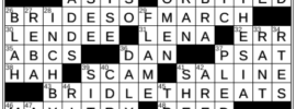 LA Times Crossword Answers Thursday July 28th 2022