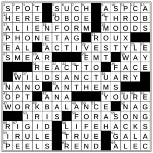 LA Times Crossword Answers Thursday July 7 2022