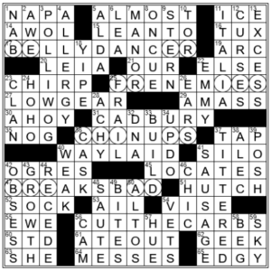 LA Times Crossword Answers Tuesday July 12th 2022