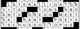 LA Times Crossword Answers Tuesday July 19th 2022