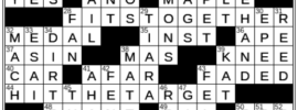 LA Times Crossword Answers Tuesday July 5th 2022