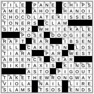 LA Times Crossword Answers Wednesday July 27th 2022
