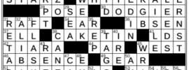 LA Times Crossword Answers Wednesday July 27th 2022