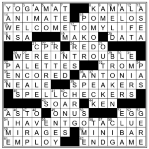 LA Times Crossword Answers Tuesday July 26th 2022