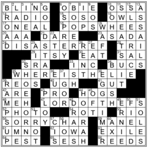 LA Times Crossword Answers Friday August 19th 2022