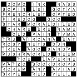 LA Times Crossword Answers Friday August 26th 2022