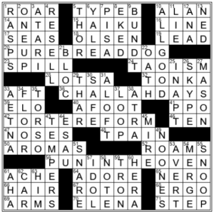 LA Times Crossword Answers Tuesday August 9th 2022