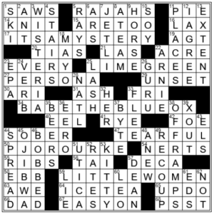 LA Times Crossword Answers Wednesday August 3rd 2022
