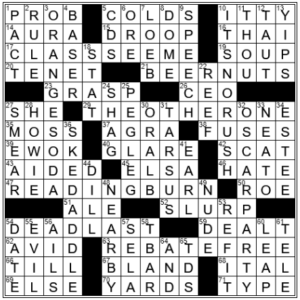 LA Times Crossword Answers Friday September 16th 2022