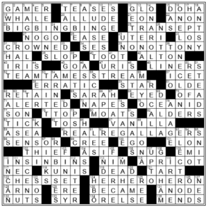 LA Times Crossword Answers Sunday September 11th 2022