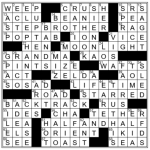 LA Times Crossword Answers Tuesday September 13th 2022