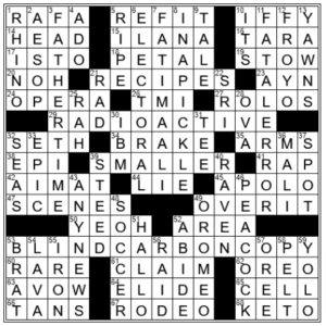 LA Times Crossword Answers Wednesday September 14th 2022