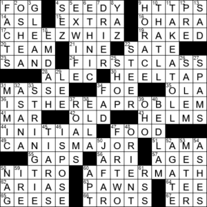 LA Times Crossword Answers Monday October 3rd 2022