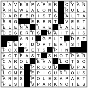 LA Times Crossword Answers Saturday October 1st 2022 
