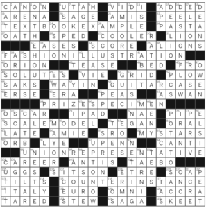LA Times Crossword Answers Sunday October 30th 2022