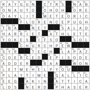 LA Times Crossword Answers Tuesday November 15th 2022