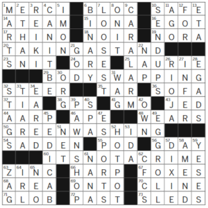 LA Times Crossword Answers Wednesday November 30th 2022