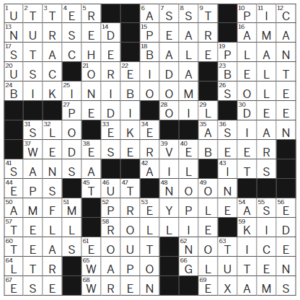 LA Times Crossword Answers Friday December 16th 2022