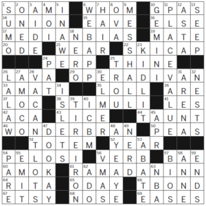 LA Times Crossword Answers Friday December 2nd 2022