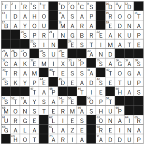 LA Times Crossword Answers Friday December 30th 2022